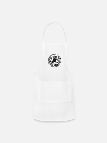 New Zealand Native Tui - Adjustable Apron - white