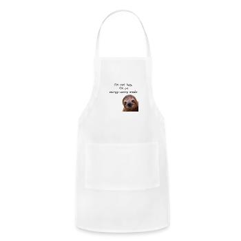I'M NOY LAZY - Adjustable Apron - white - Front - Julia (174cm)