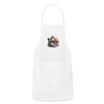 Santa Claus - Adjustable Apron - white - Front - Julia (174cm)
