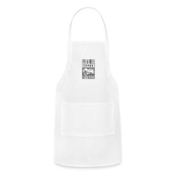 Life Is Better Offroad - Adjustable Apron - white - Front - Julia (174cm)