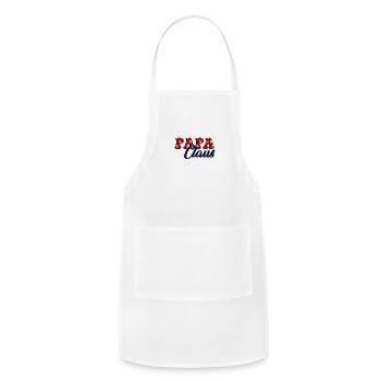 Papa Claus - Adjustable Apron - white - Front - Julia (174cm)