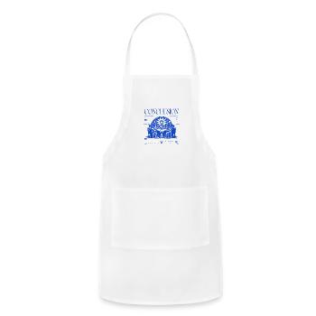 [PHUONG store] - Conclusion - Adjustable Apron - white - Front - Julia (174cm)
