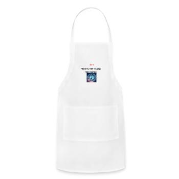 Time does not change, time changes - Adjustable Apron - white - Front - Julia (174cm)