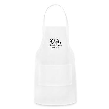 Chaos coordinator - Adjustable Apron - white - Front - Julia (174cm)