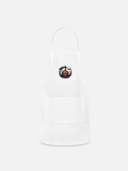 Halloween event design - Adjustable Apron - white