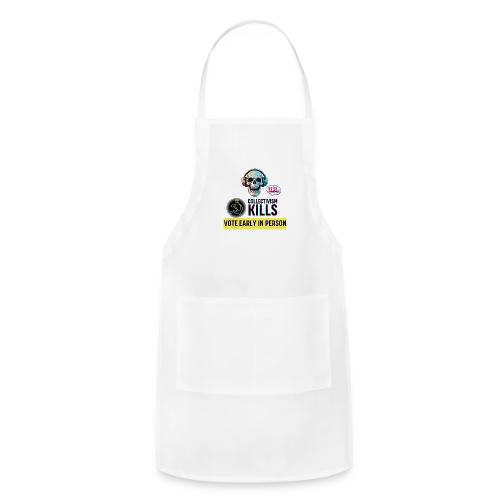 Collectivism Kills Transparent -black font - Adjustable Apron