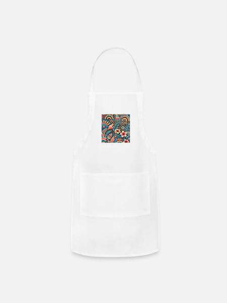 Vibes Tropik'Art - Adjustable Apron - white