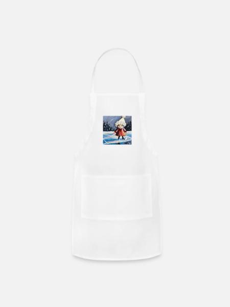 Winter fun - Adjustable Apron - white