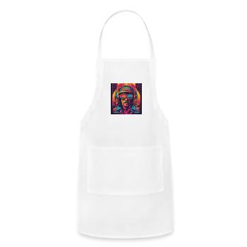 essence of creativity - Adjustable Apron - white - Front - Julia (174cm)