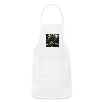 Woman & Apple Tree - Adjustable Apron - white - Front - Julia (174cm)