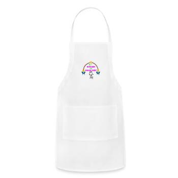 May i suggest the roast - Adjustable Apron - white - Front - Julia (174cm)