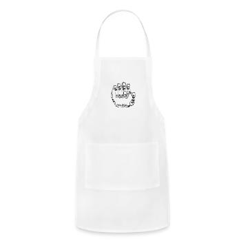 Fractal fist Unity - Adjustable Apron - white - Front - Julia (174cm)