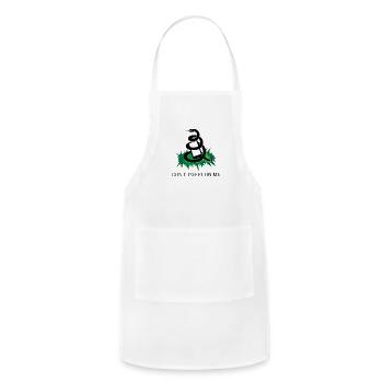 Do Not Tweet On Me Snake Animal - Adjustable Apron - white - Front - Julia (174cm)