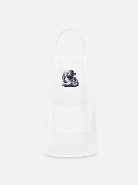 Scientific research zombies - Adjustable Apron - white