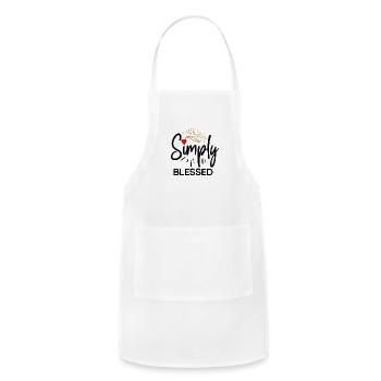 Simply Blessed - Adjustable Apron - white - Front - Julia (174cm)
