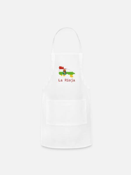 la rioja - Adjustable Apron - white