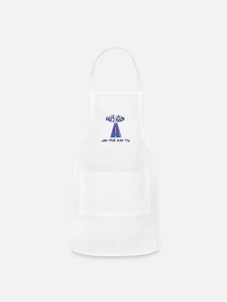 Oma's House - Adjustable Apron - white