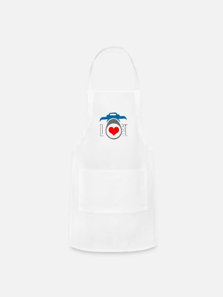 Love Photography - Adjustable Apron - white