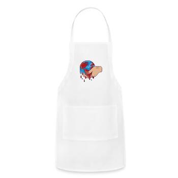 Nature Conservation Earth Day Climate Protection - Adjustable Apron - white - Front - Julia (174cm)