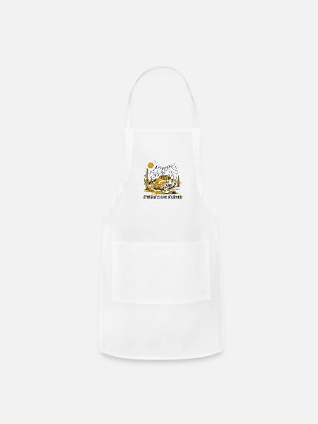 Embrace The Journey - Adjustable Apron - white