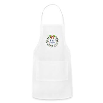 Xmas New year Designs - Adjustable Apron - white - Front - Julia (174cm)