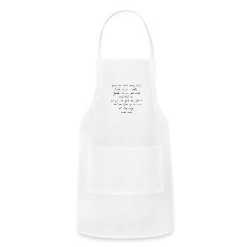 Show Me Your Ways - Adjustable Apron - white - Front - Julia (174cm)