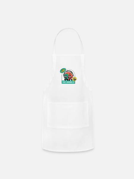 Grab Christmas By The Baubles Design - Adjustable Apron - white