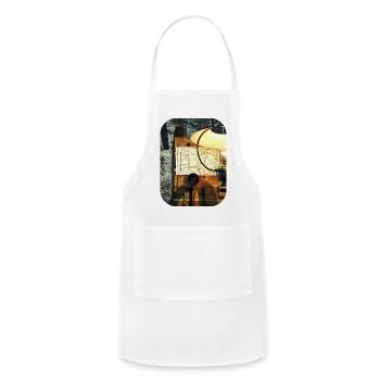 Blueprint of Gear - Adjustable Apron - white - Front - Julia (174cm)