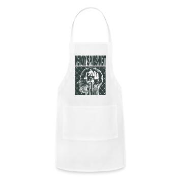 Mindscape Brain Glyph - Adjustable Apron - white - Front - Julia (174cm)