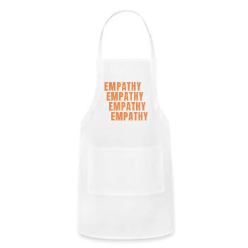 Empathy : Threads of Understanding - Adjustable Apron - white - Front - Julia (174cm)