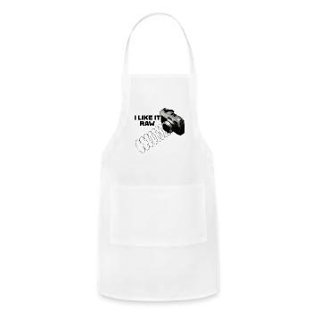 I LIKE IT RAW - Adjustable Apron - white - Front - Julia (174cm)