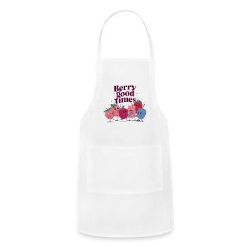 Berry Good Times Berries Red Fruits - Adjustable Apron - white - Front - Julia (174cm)