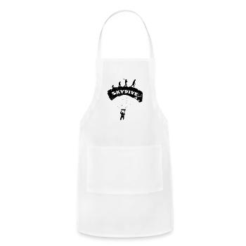 Skydive Parachute Skydiving Evolution - Adjustable Apron - white - Front - Julia (174cm)
