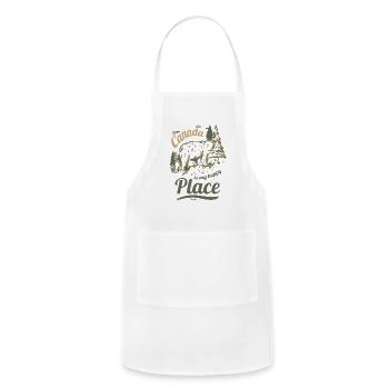 Canada - Adjustable Apron - white - Front - Julia (174cm)