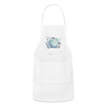 Planet Earth Gift Children - Adjustable Apron - white - Front - Julia (174cm)