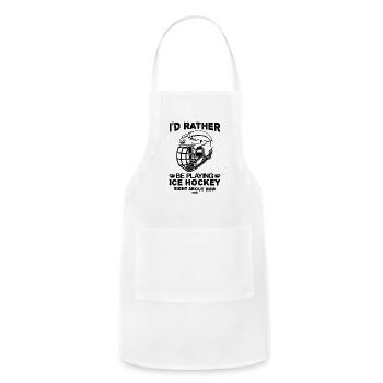Hockey Mask award - Adjustable Apron - white - Front - Julia (174cm)