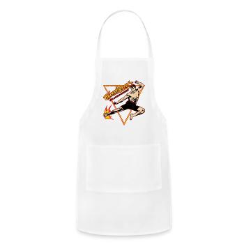 Bloodsport Action Packed - Adjustable Apron - white - Front - Julia (174cm)
