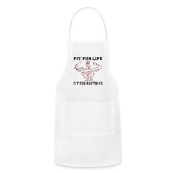 Fit For Life Fit For Anything - Adjustable Apron - white - Front - Julia (174cm)
