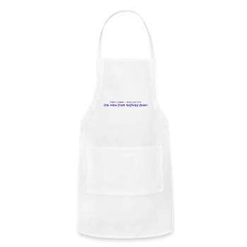 The View From Halfway Down - Adjustable Apron - white - Front - Julia (174cm)