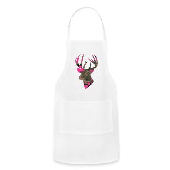 Deer -S Camo Outfitter Black - Adjustable Apron - white - Front - Julia (174cm)