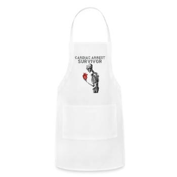 Cardiac Arrest Survivor - Adjustable Apron - white - Front - Julia (174cm)