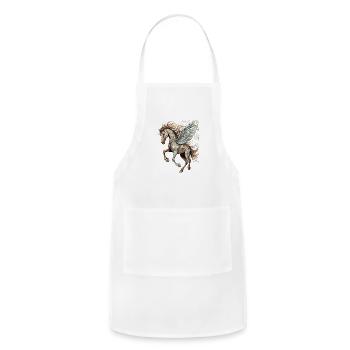 Pegasus Winged Horse Horses Mythology Fantasy Art - Adjustable Apron - white - Front - Julia (174cm)