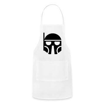 Trend Black Mask - Adjustable Apron - white - Front - Julia (174cm)