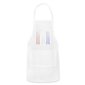 B-2 rit B-1 Lancer B-52 Bomber Airplane - Adjustable Apron - white - Front - Julia (174cm)
