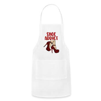Shoe Addict - Adjustable Apron - white - Front - Julia (174cm)