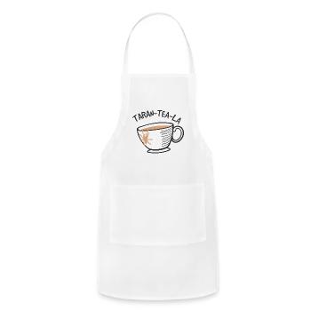 Spider Lover Arachnid Cobweb Terrarium Tarantula - Adjustable Apron - white - Front - Julia (174cm)
