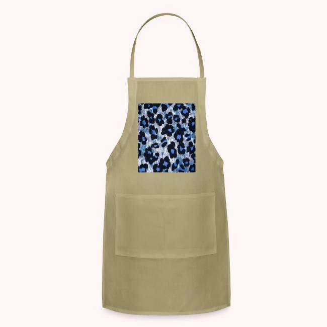 blue ank black leopard pattern