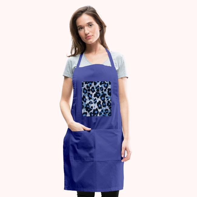 blue ank black leopard pattern