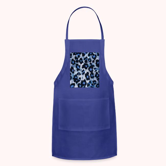 blue ank black leopard pattern