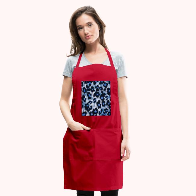 blue ank black leopard pattern